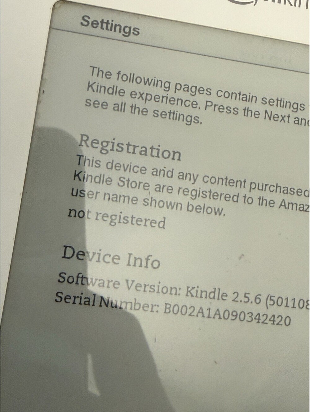 Amazon Kindle  6" LCD Touch Screen WiFi 2GB Ebook Reader , ( Read Description ) - Picture 10 of 11